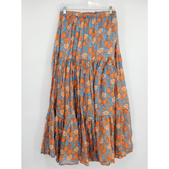 Sundry Saanvi Floral Skirt Tiered Size Small - Picture 3 of 6